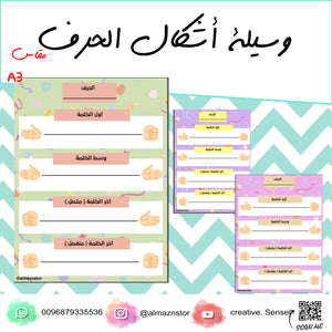 وسيلة كتابة الحروف